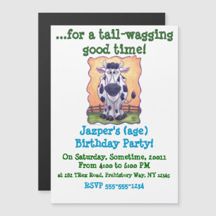 Cow Gifts & Accessories Magnetic Invitation