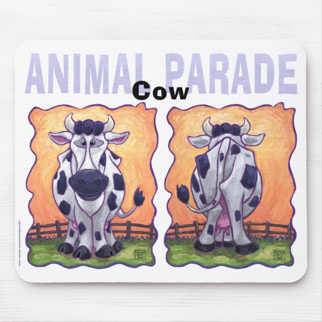 Cow Gifts & Accessories Mouse Mat (Front)