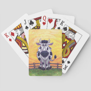 Cow Gifts & Accessories Playing Cards