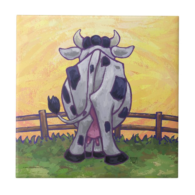 Cow Gifts & Accessories Tile (Front)