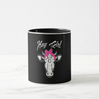 Cow Girl Farmer Gift| Cool Cow Animal Idea Mug