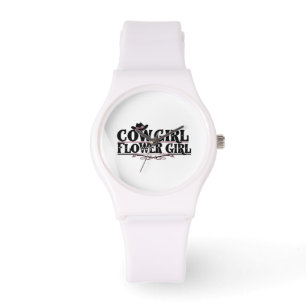Cow Girl Flower Girl  Watch