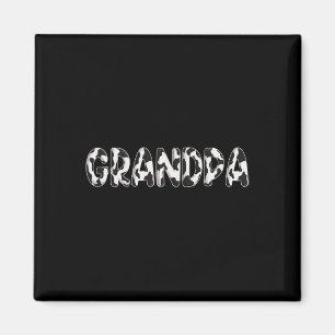 Cow Grandpa Birthday Family Matching Fathers Day B Magnet