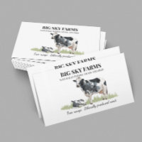 Cow Grass-fed Farming Farm Watercolor Calf