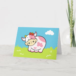Cow Greeting Card