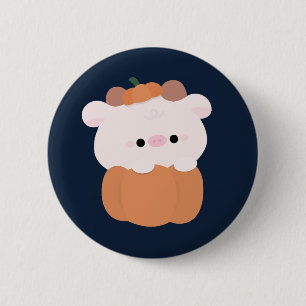 Cow Halloween 6 Cm Round Badge