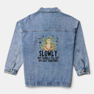 Cow Halloween Denim Jacket