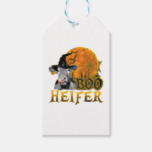 Cow Halloween Gift Tags