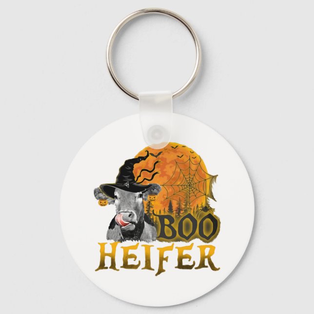 Cow Halloween Key Ring (Front)