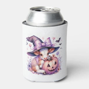 Cow Halloween Square Can Cooler