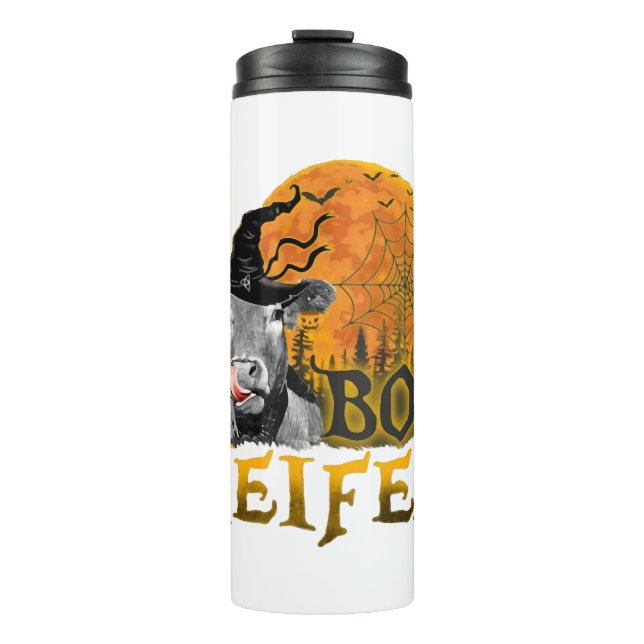 Cow Halloween Thermal Tumbler (Front)