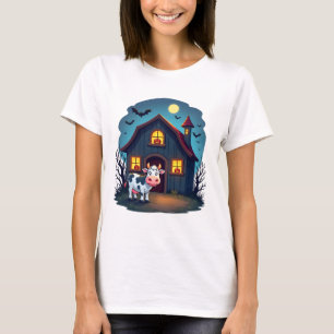 Cow & Haunted Barn T-Shirt