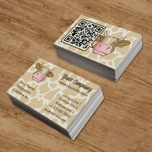 Cow Head Business Card