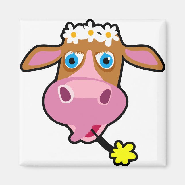 Cow Head Magnet (Front)