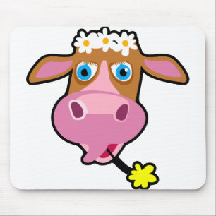 Cow Head Mouse Mat