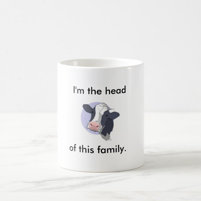 "Cow head Mug" Coffee Mug (Center)