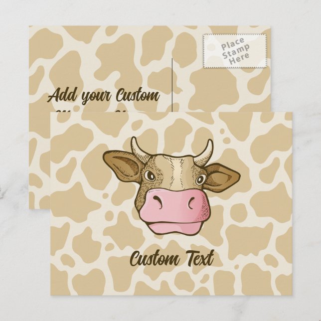 Cow Head Postcard (Front/Back)