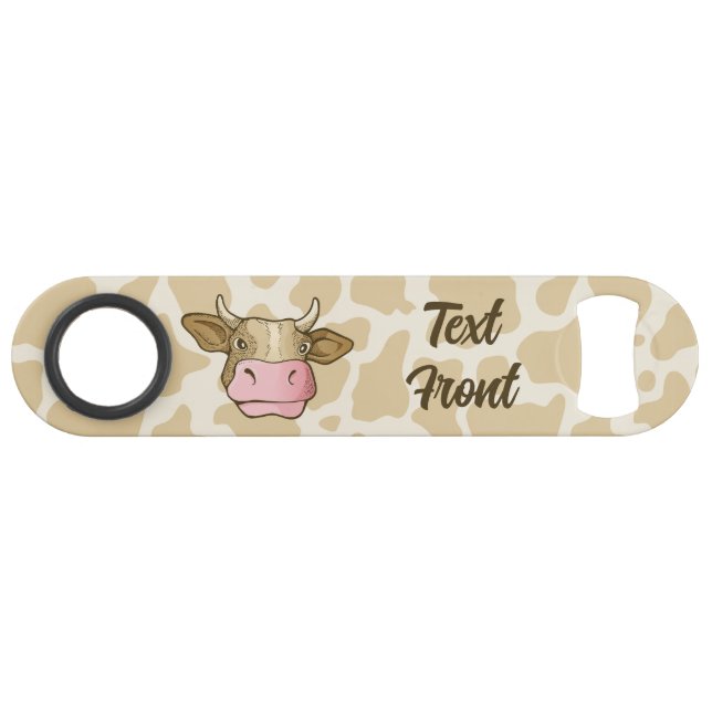 Cow Head Speed Bottle Opener (Front (Horizontal))