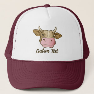 Cow Head Trucker Hat