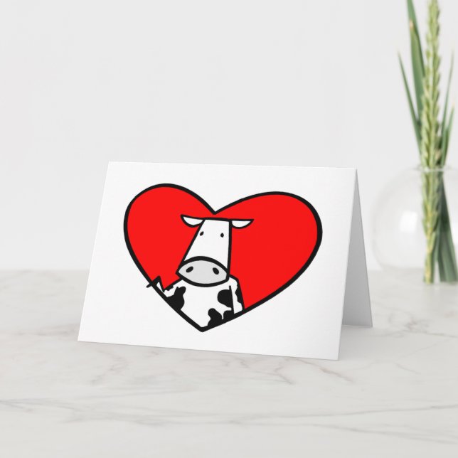 Cow Heart card (Front)