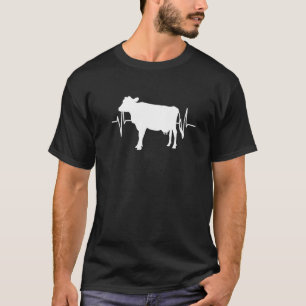 Cow Heartbea Cattle Cows Show T-Shirt