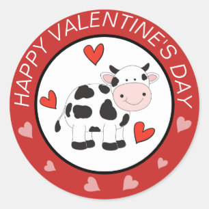 Cow Hearts Valentines  stickers