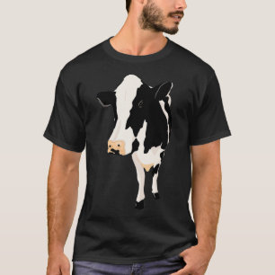 Cow Heifer Spotted Farm Cartoon Cool Animal Lovers T-Shirt