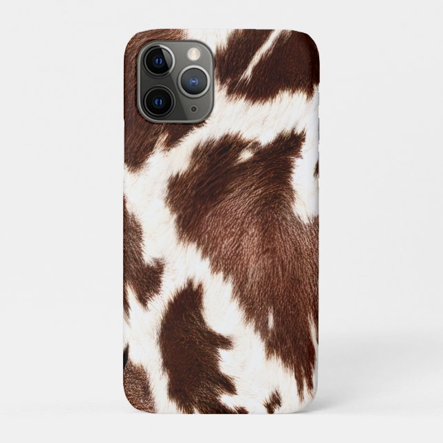 Cow Hide Design Throw Pillow Case-Mate iPhone Case (Back)