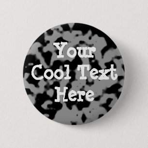 Cow Hide - Template 6 Cm Round Badge