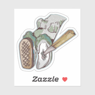 Cow hoof trimming farrier