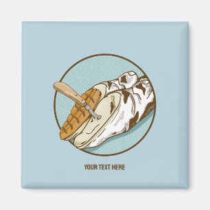 Cow hoof trimming magnet