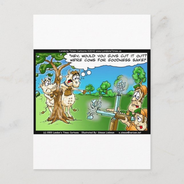 Cow Hunting Season Funny Tees Mugs Cards & Gifts (Front)