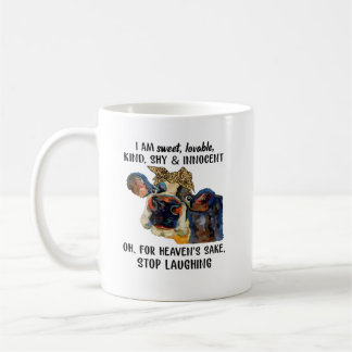 Cow I Am Sweet Loveable Kind Shy And Innocent Coffee Mug