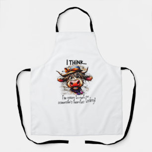 Cow I Think I'm Going To Get On Someone's Nerves T Apron