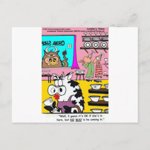 Cow In China Shop Funny Mugs Tees Cards & Gifts