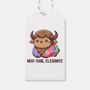 Cow in Elegance in Highland Gift Tags