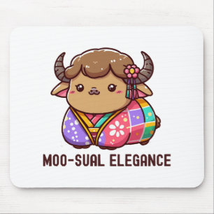 Cow in Elegance in Highland Mouse Mat
