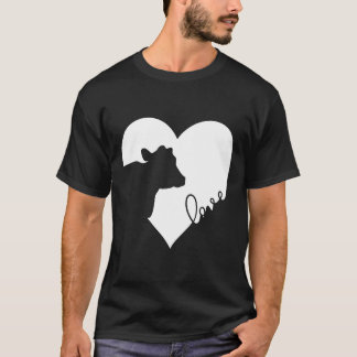 Cow In Heart Cows Love T-Shirt