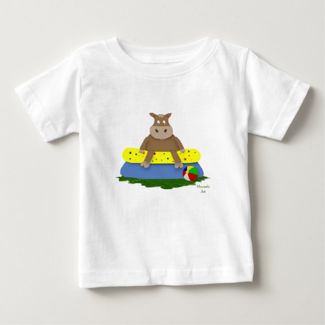 Cow In The Pool Shirt (Front)