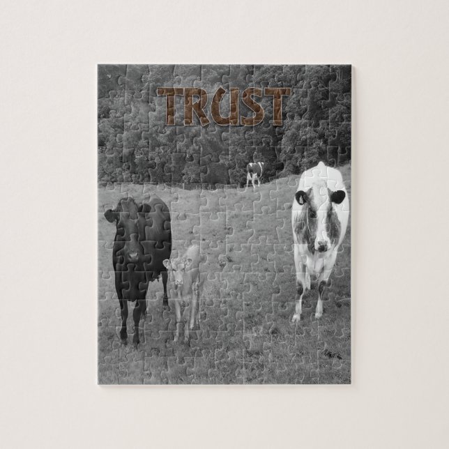 Cow Jigsaw Puzzle (Vertical)