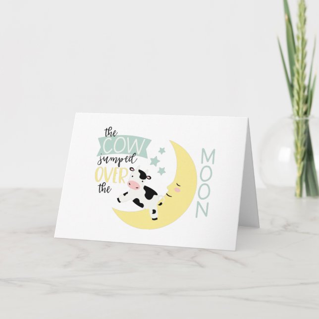 Cow Jumped Over Moon Card (Front)