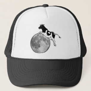 Cow Jumping over the Moon Trucker Hat