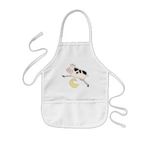 Cow Jumps Over Moon Tshirts and Gifts Kids Apron