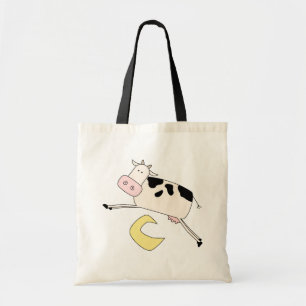 Cow Jumps Over Moon Tshirts and Gifts Tote Bag