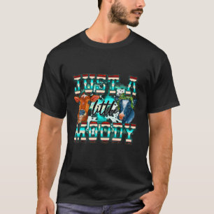 Cow Just A Little Moody Cow Cow Men Women Kids T-Shirt