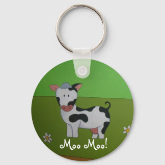 Cow Keychain