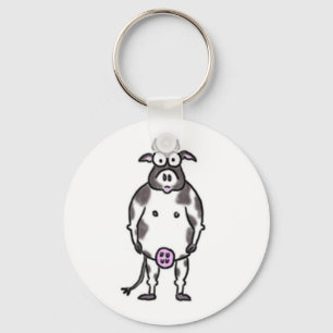 Cow Keychain