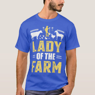 Cow lady of thefarm funny farmers T-Shirt