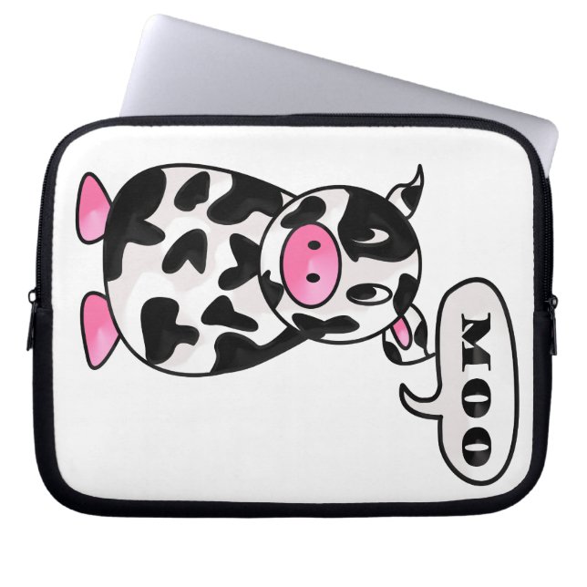 cow laptop sleeve (Front)