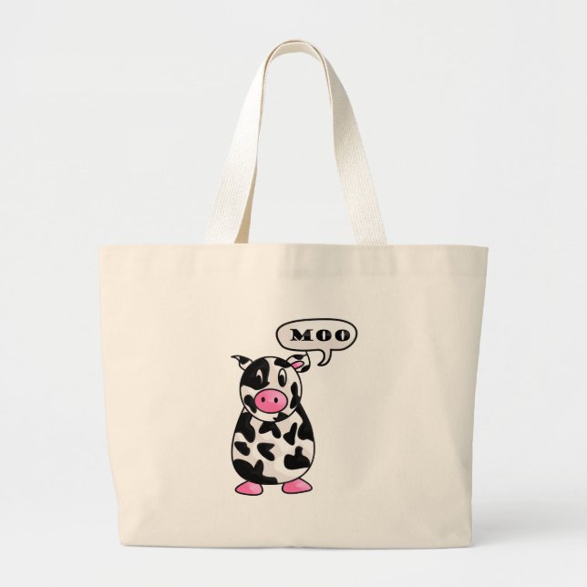 cow large tote bag (Front)